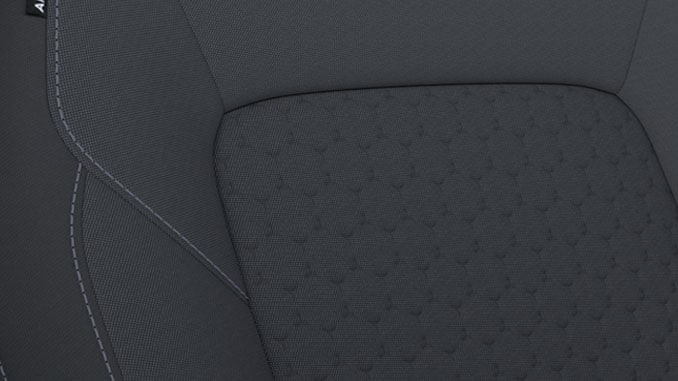 Stoffbezug Barlo Style in Black Onyx, Sitzrückseite und -seitenwangen in Stoff in Euro New Onyx