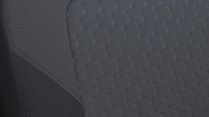 Insert: Barlo Pin-Hex in Medium Urban Grey / Bolster: Eton in Black Onyx