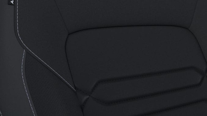 Feeltek-Kunstlederbezug Windsor Style in Black Onyx